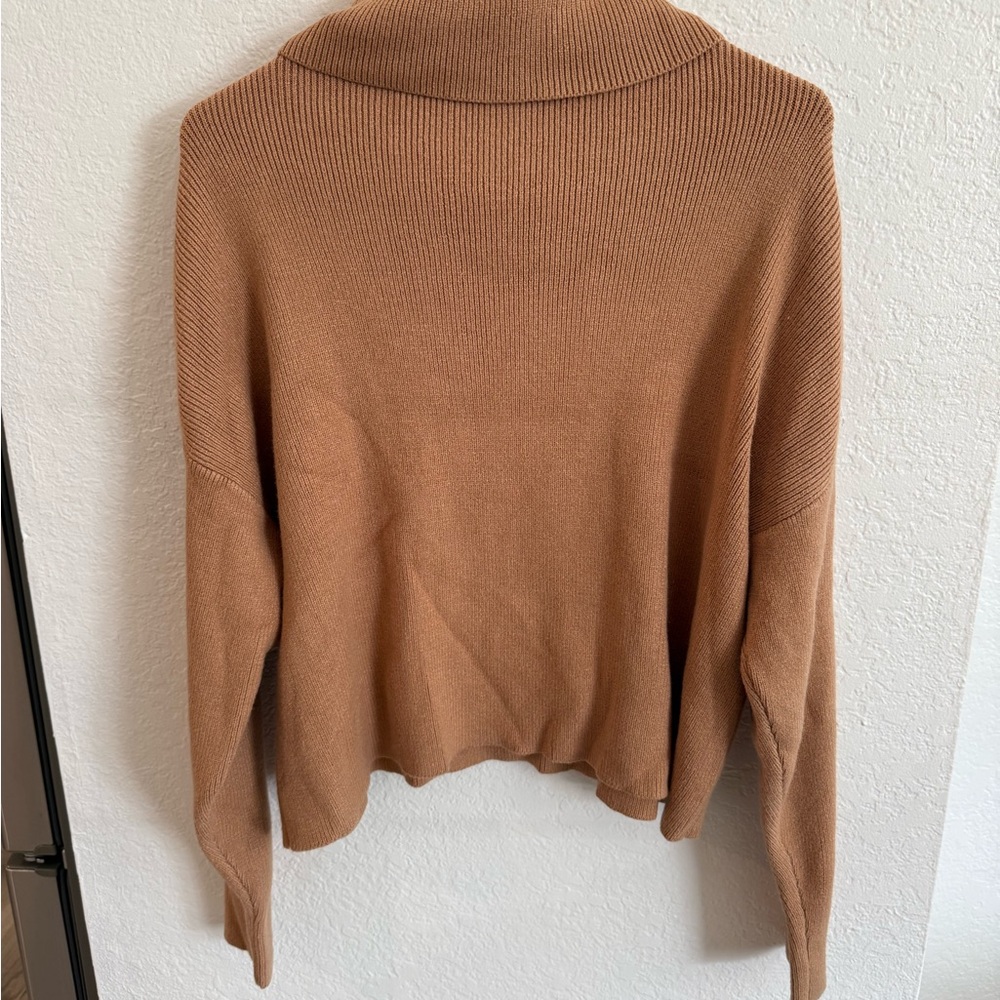 Vici Camel Cowl Neck Sweater - Picture 4 of 4